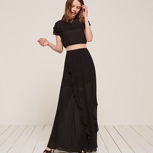 Reformation Ruffle Two Piece